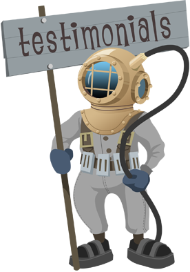 Testimonial diver link